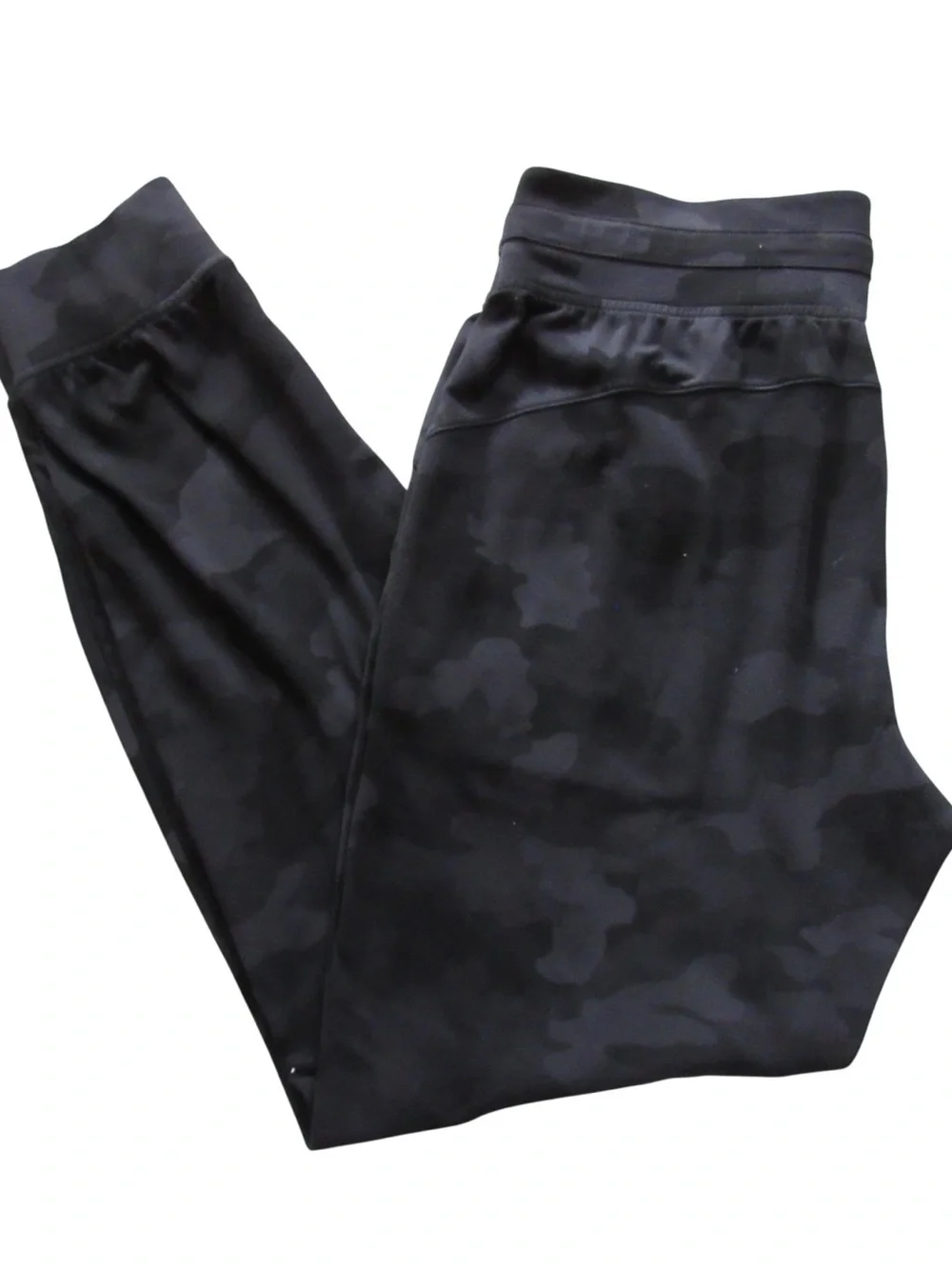 Lululemon Ready to Rulu Jogger Pants 8 Black Camo Soft Sweat Wicking Athletic